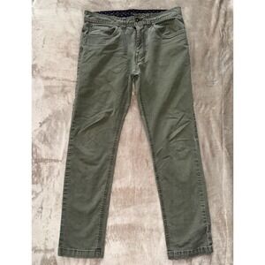 PrAna Men's Born From The Experience Slim Fit Straight Jeans Green Size 32
